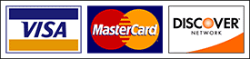 We accept Visa, MasterCard, and Discover We accept Visa, MasterCard, and Discover